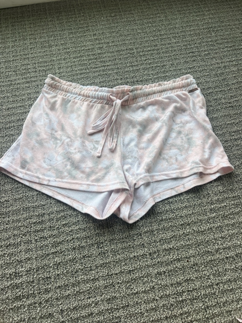Danskin Light Pink Tie-Dye Athletic Lounge Shorts